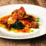 Fish in the Livornese style