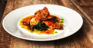 Fish in the Livornese style