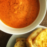 Roasted Tomato and bell pepper bisque